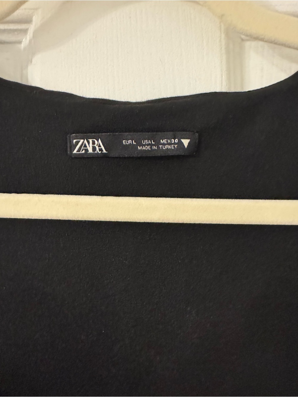 Zara Black Sleeveless Square-Neck Mini Dress - Picture 2 of 2